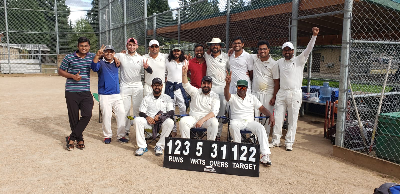 WCC F-16 emerges Div champions after winning the T40 final